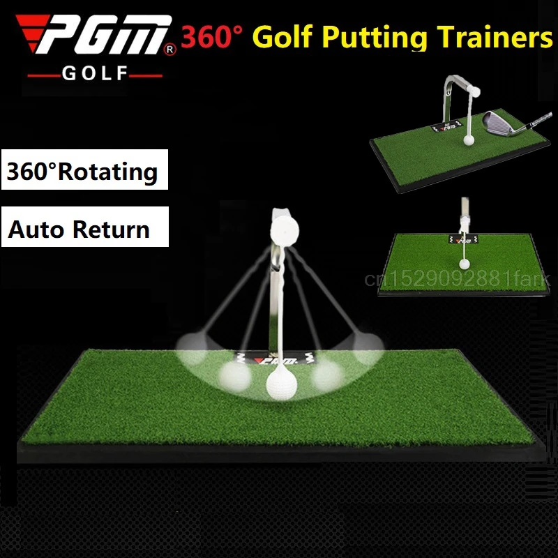 Pgm Profesionalni Golf Zamahu Dajanje 360 ° Vrtljivost Golf Prakso Dajanje Mat Čeprkati Golf Zelena Trener Začetnike Pomoči Za Usposabljanje