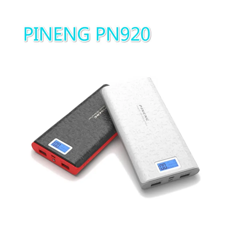 PINENG 920 mobilne powerbank 20000mAh Dvojno USB Izhod PN920 LED svetilka LCD-zaslon Zunanji Polnilec PN-920 MOSKVI