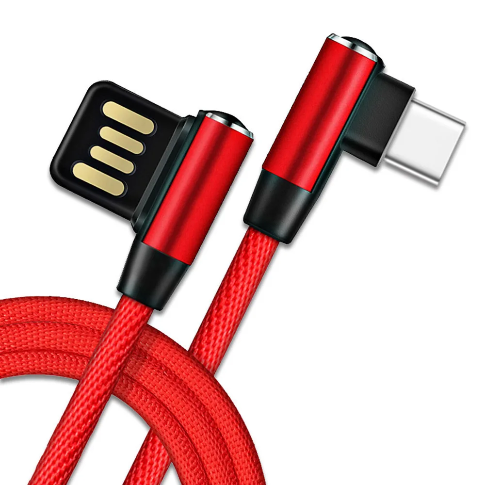 PINZHENG USB Tip C Kabel Hitro Polnjenje Za Samsung Xiaomi Huawei Mobile Telefon, Polnilnik, USB Podatkovni Kabel, Tip-C Kabli 90 Stopinj