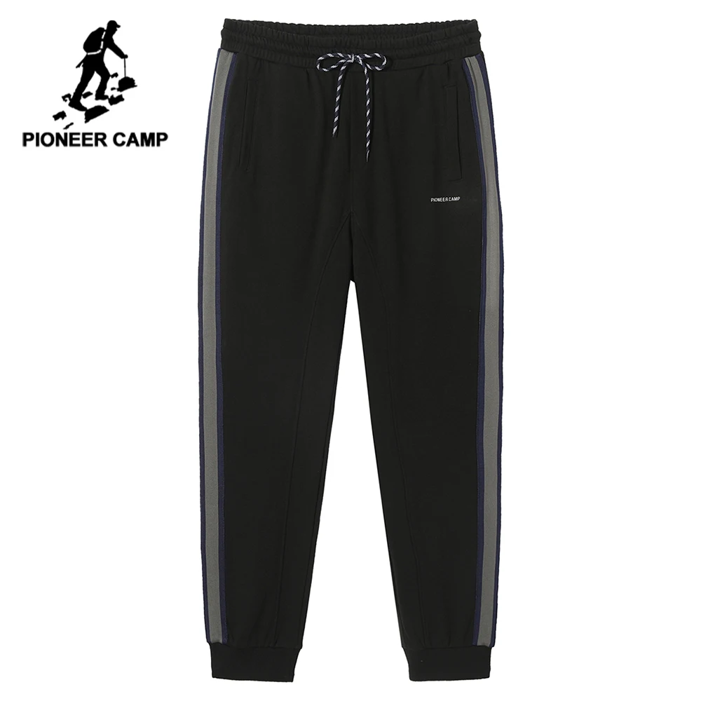 Pioneer Tabor Nove Jesensko Trak Joggers Sweatpants Moških Black Ulične Outwear Moških Oblačil 2020 AZS005034