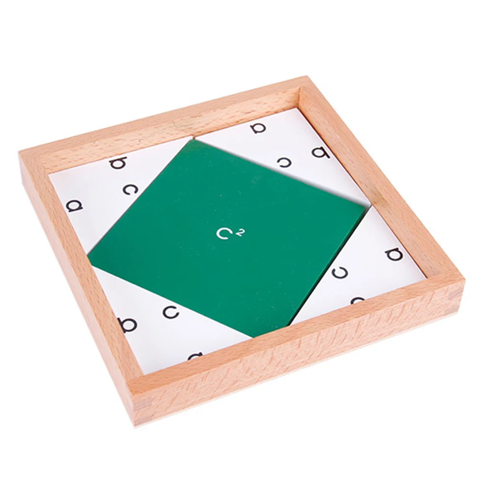Pitagore Trikotnika Lesene Montessori Otrok Zgodnjega Učenja Matematike Igrača