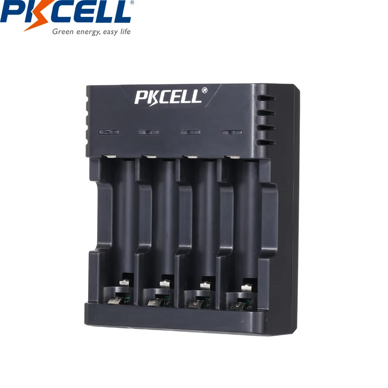 PKCELL Standardna Baterija Polnilnik za AAA AA Ni-MH baterije za polnjenje NI-CD Polnilna Baterija LED Luči Kaže, USB polnilnik