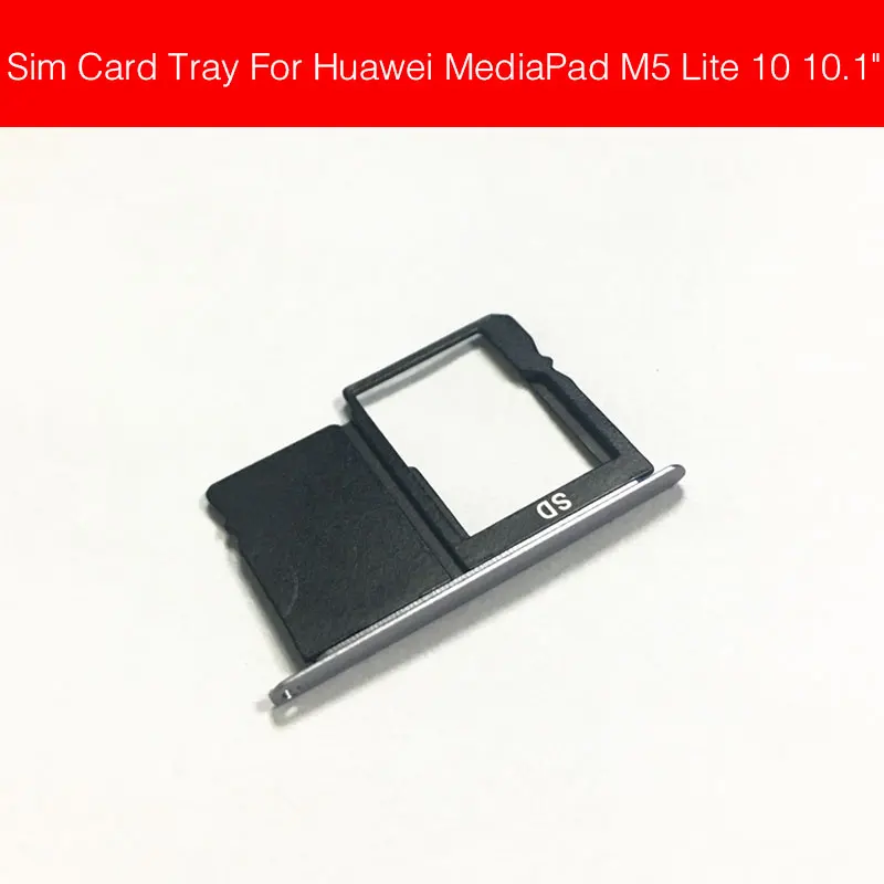 Pladenj za Kartico Sim Držalo Za Huawei MediaPad M5 lite 10.1 palčni Tablet PC 4G LTE Pladenj Sim Reža Za Mediapad M5 lite WIFI Kartice SD