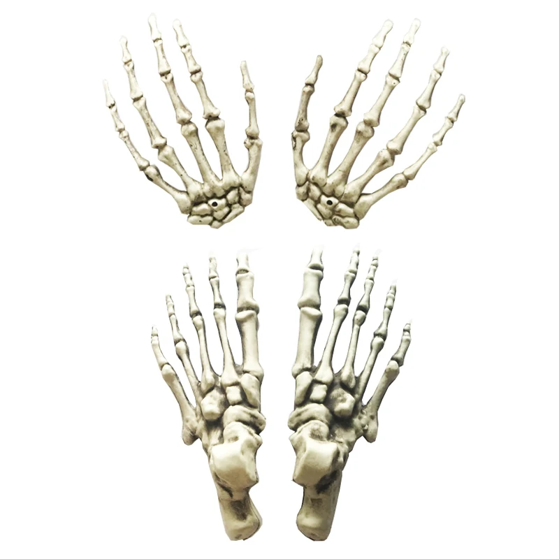 Plastične Kosti Roke in Noge Življenje Velikost Groze, ki Lovijo Hiša Halloween Okraski