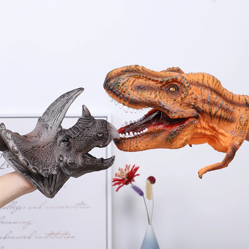 Plastični Dinozaver Ročne Lutke Igrače Mehko Vinil PVC Živali Jurassic Svet Igrač za Otroke Dinosaurios De Juguete