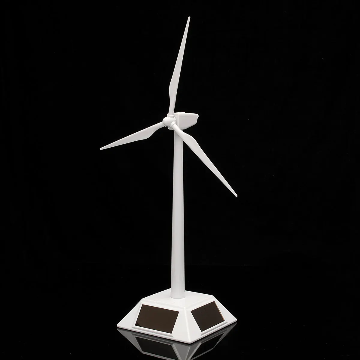 Plastični Model-Solar Powered Vetrnica Vetrne Turbine Namizni Dekor Znanost Igrača Nova