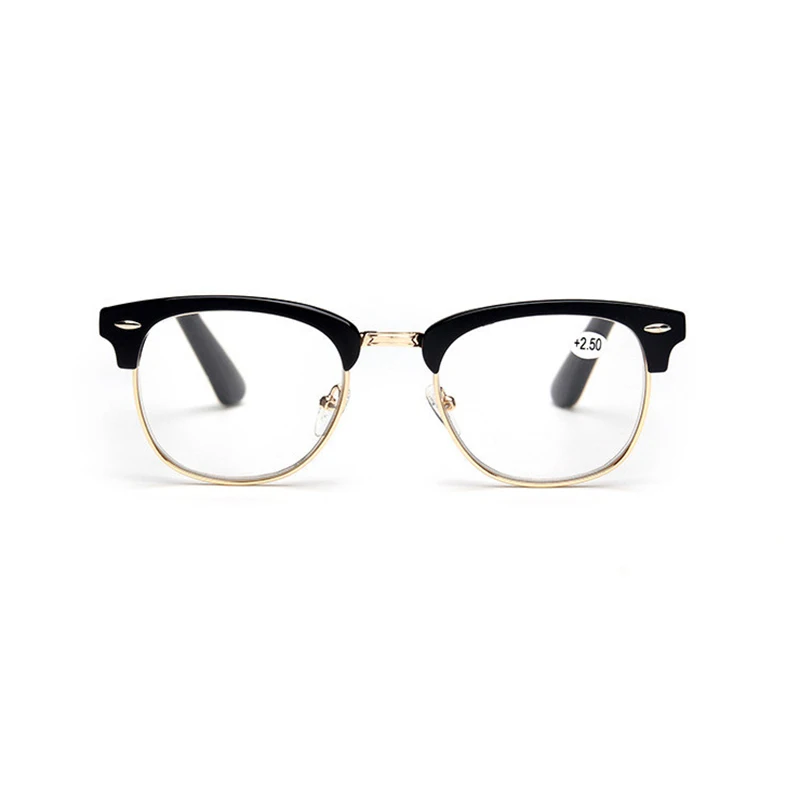 Plastični Titana Obravnavi Očala Semi-Rimless Moških Očala Ženske Novo Daljnovidnost Darilo za očeta +1.50 +2.00 +2.50 +3.00 R101
