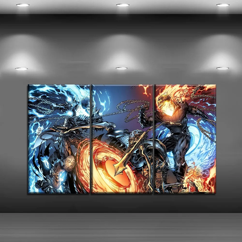 Platno Steno TV Serije Sliko Dekor Okvir 1 Kos Ghost Rider, Slikarstvo Sodobne HD Natisnjen Plakat Domu Dekorativni Umetnine