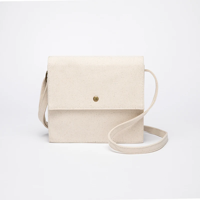 Platno žensk vrečko novo teksturo nišo zahodni slog kvadratnih vrečko ramenski Messenger torba retro tofu vrečko