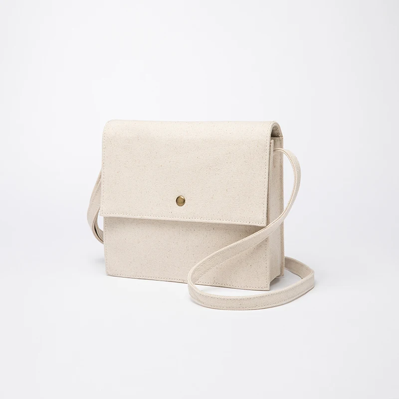 Platno žensk vrečko novo teksturo nišo zahodni slog kvadratnih vrečko ramenski Messenger torba retro tofu vrečko