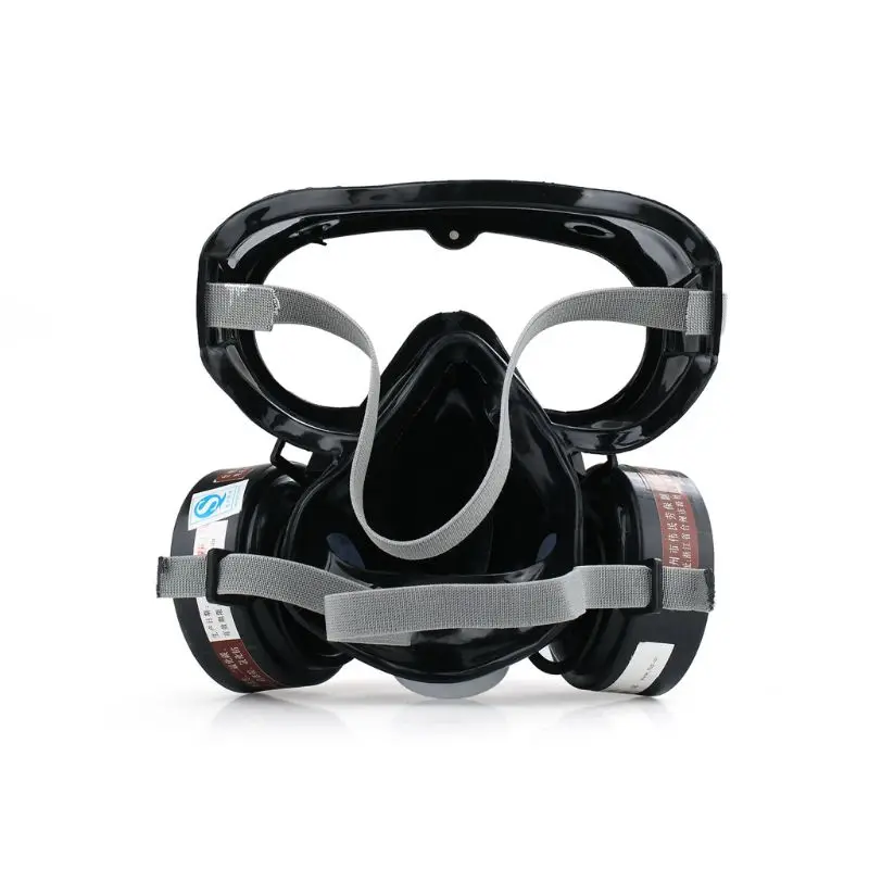 Plinsko Masko Z Zaščitna Očala Proti Prahu Poln Obraz Varstvo Maske S Filtrom Kemičnih Respirator Za Spray Slikarstvo Večkratno Uporabo