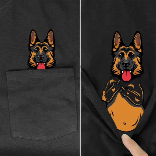 PLstar Kozmos Majica Fashion poletje žep pes printed majica s kratkimi rokavi moški za ženske majice, vrhovi smešno bombaž black tees slog-7