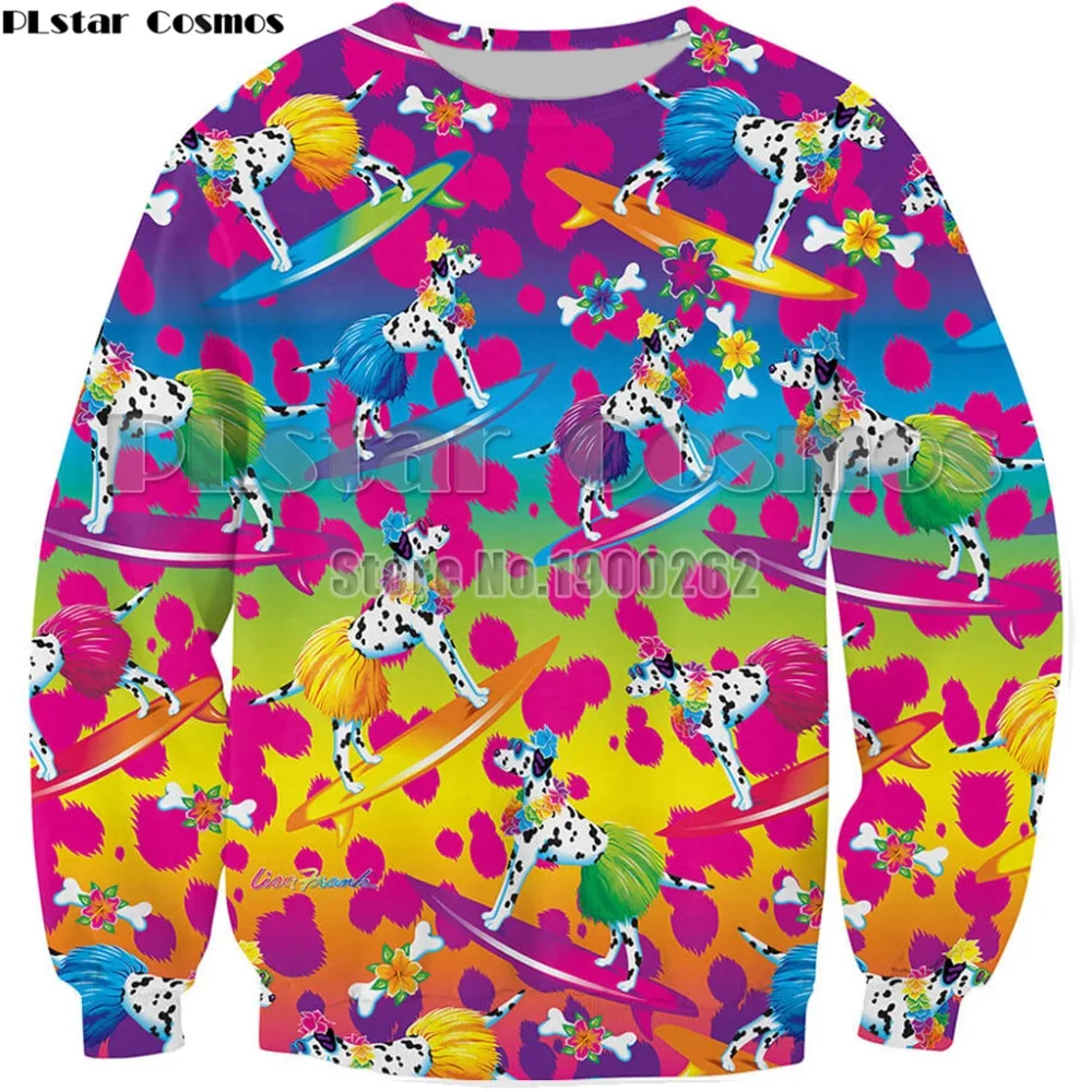 PLstar Kozmos Smešno Uživajte Plevel majica fashion Lisa Frank Kaktus Vzorec hoodies 3D print Majica Plus velikost S-5XL