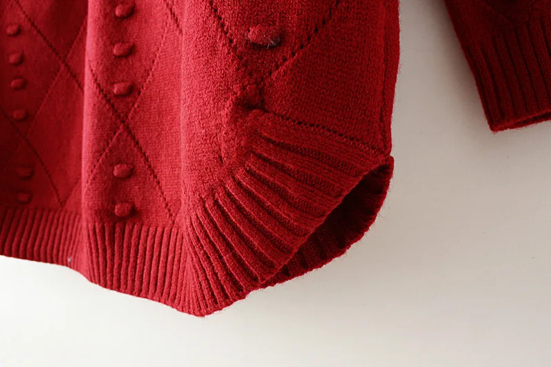 Plus velikost jeseni, pozimi O-Neck ženske Pleteni puloverji 2019 roza & temno rdeče in črno votlih iz dame jopica volne ženski 4XL