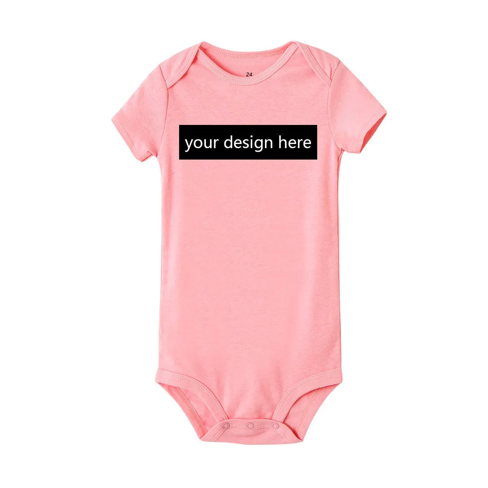 Po meri Bodysuits za Novorojenčka Tees Kratkimi 0-24Months Poletne Obleke Otroška Oblačila Jumpsuits Vrhovi