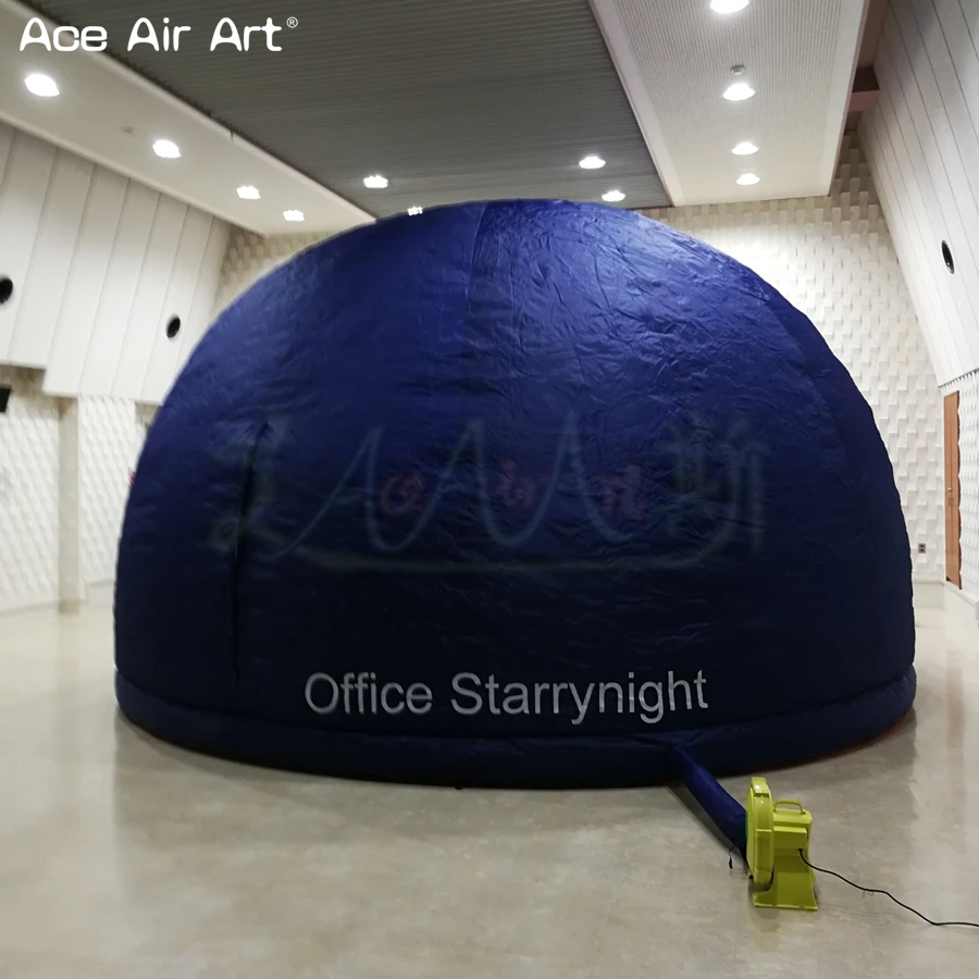 Po meri half dome napihljivi planetarij iglu šotor z zadrgo vrata in eno tesnilo za Japonsko