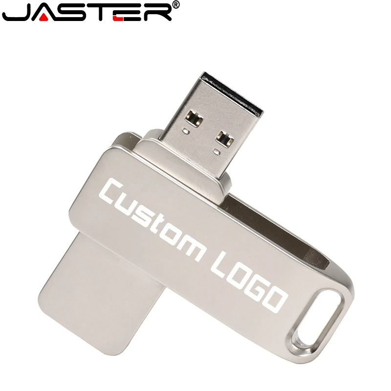 Po meri LOGO Kovinski USB 2.0 Flash Disk 4GB 8GB 16GB 32GB 64GB 128GB Debelo Pero Pogoni Poslovne Zadeve Memory Stick U Disk