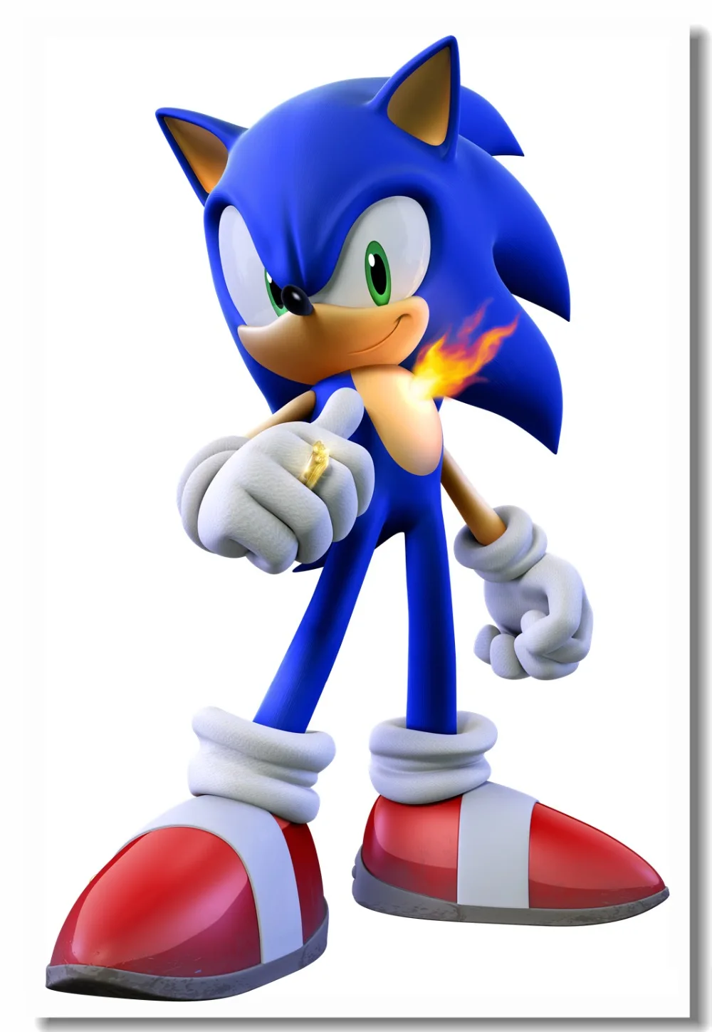 Po Meri Platno Steno Stensko Sonic Hedgehog Plakat Sonic Dekoracijo Skrivnost Obroči Stenske Nalepke Otroci Soba Steno Papirjev #0504#