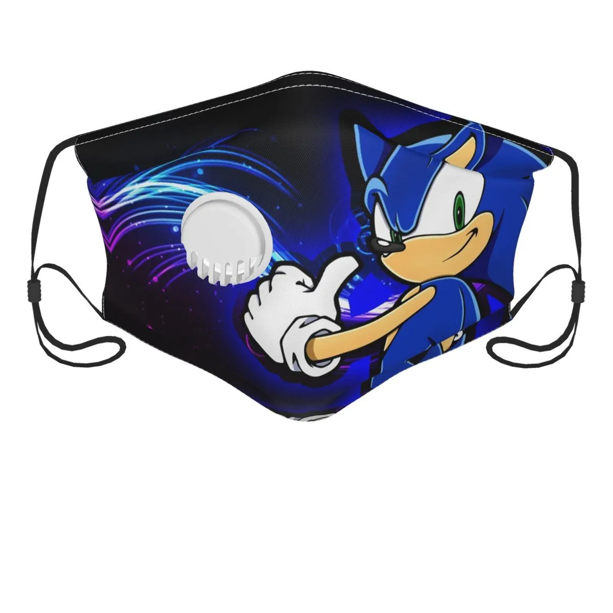 Po Meri Sonic Hedgehog Dihalni Ventil Prah Usta Masko Keychain Zapestnica S Spominki