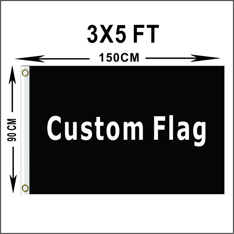 Po meri zastavo 150X90 cm (3x5FT) 100D poliester oblikujemo vse logotip koli barvno dekoracijo doma odjemalec zastava banner