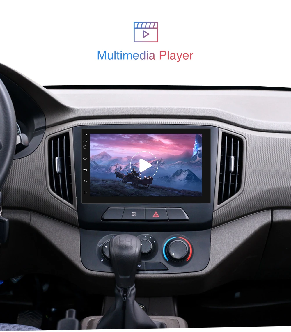 Podofo 2 Din Android 9.1 Avto GPS Multimedijski Predvajalnik Videa Autoradio Za VW Toyota, Nissan Polo Golf Ford Hyundai Passat Avto Radio