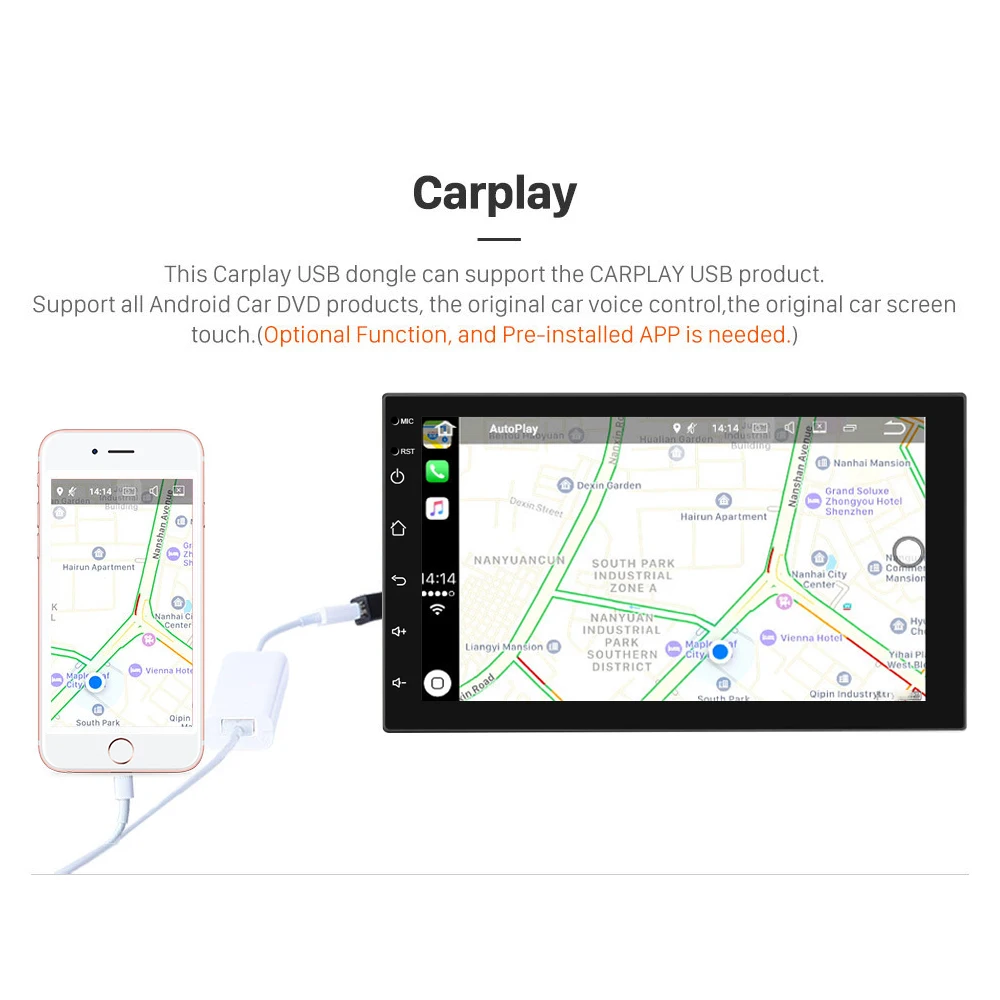 Podofo 2Din GPS, Android 10.1 avtoradio 7