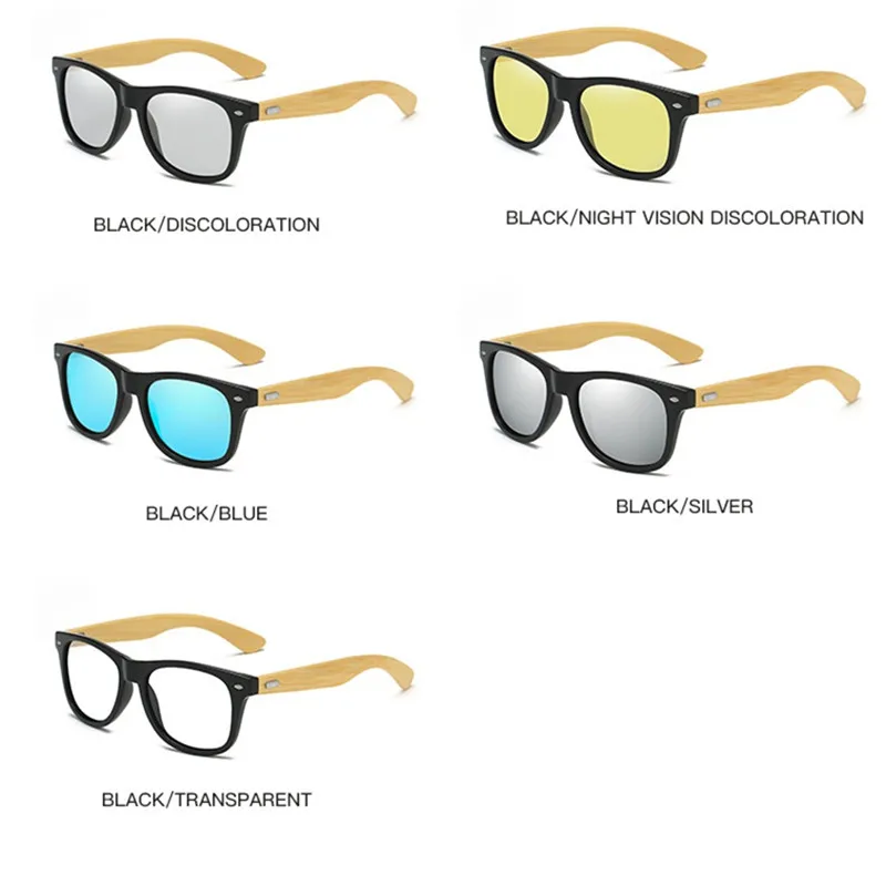 Polarizirana Bambusa sončna Očala Moških Lesena očala za Sonce Ženske blagovne Znamke Original Lesa Očala Oculos de sol masculino BM28 + PRIMERU