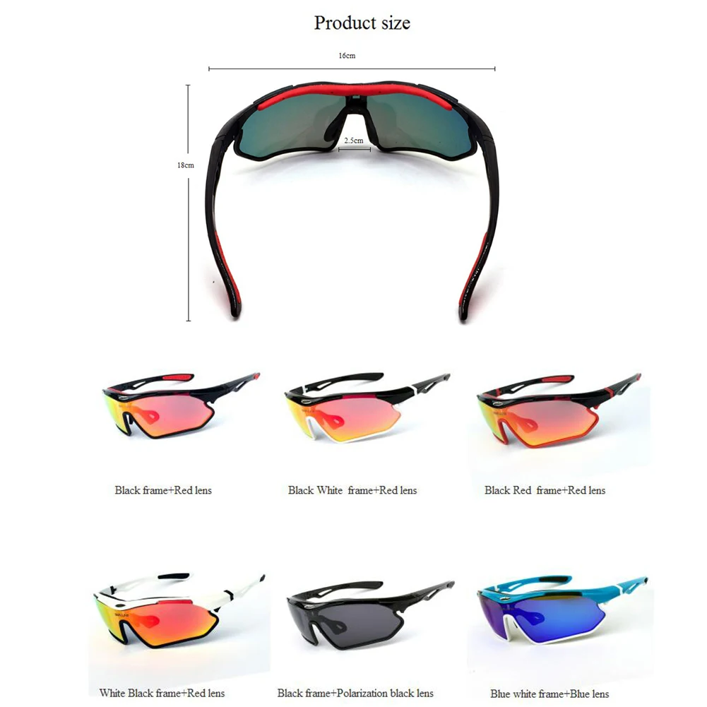 Polarizirana Kolesarska Očala, Zunanji Športi Golf Stekla Bike sončna Očala Očala Očala za Moške in Ženske, Jahanje Dodatki