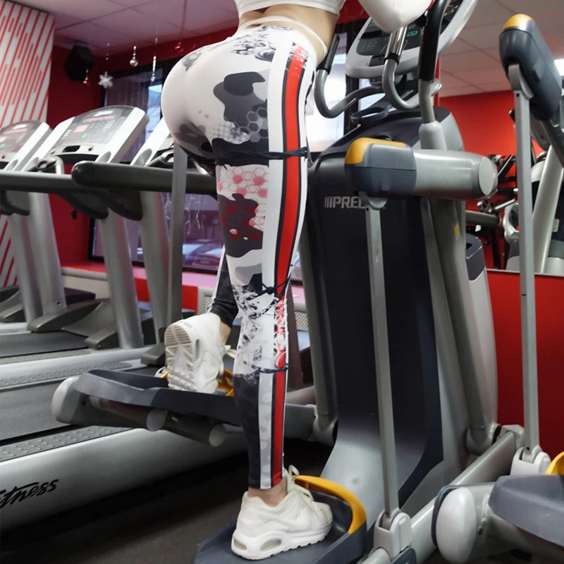 Poletje Gothic Visoko Pasu Lobanje 3D Tiskanja Dokolenke Ženske Seksi Push Up Fitnes Legging Elastična Slim Športne Uvježbavanje Hlače Leggins
