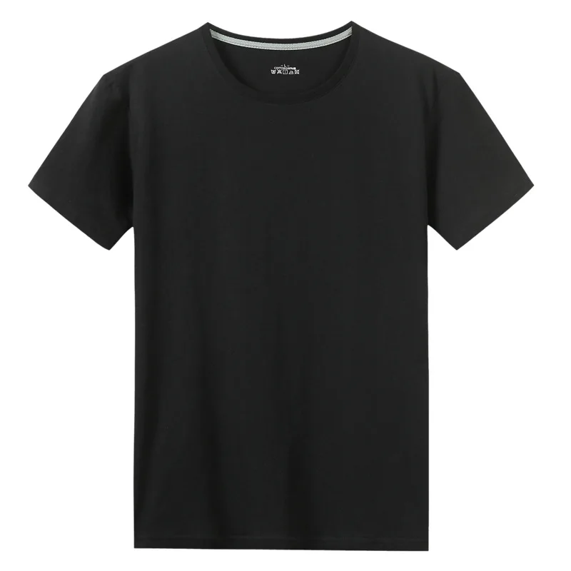 Poletje Novih Moških Bombaža T-Shirt Barva Mehko Dotikajte Tkanine za Moške Osnovne Vrhovi Tees Priložnostne Moških Modnih Oblačil, Vrhovi Tees