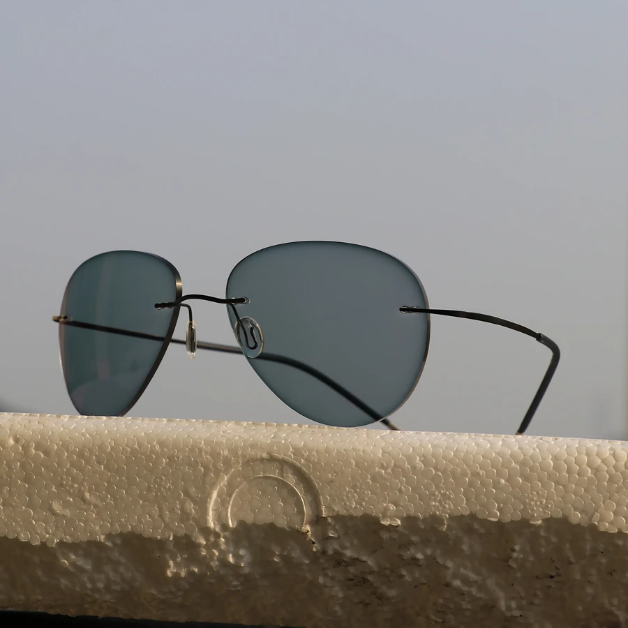 Poletje Prehod sončna Očala iz Titana Photochromic Očal Okvir za Moške in Ženske 2019 NOVO Kameleon Očala