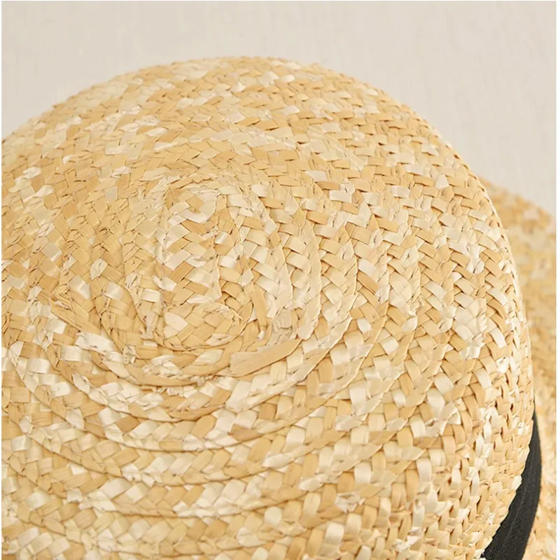Poletje Ravno sonce klobuki za ženske chapeau feminino slamnik panama slog cappelli Strani z lokom Plaži vedro skp dekle topee