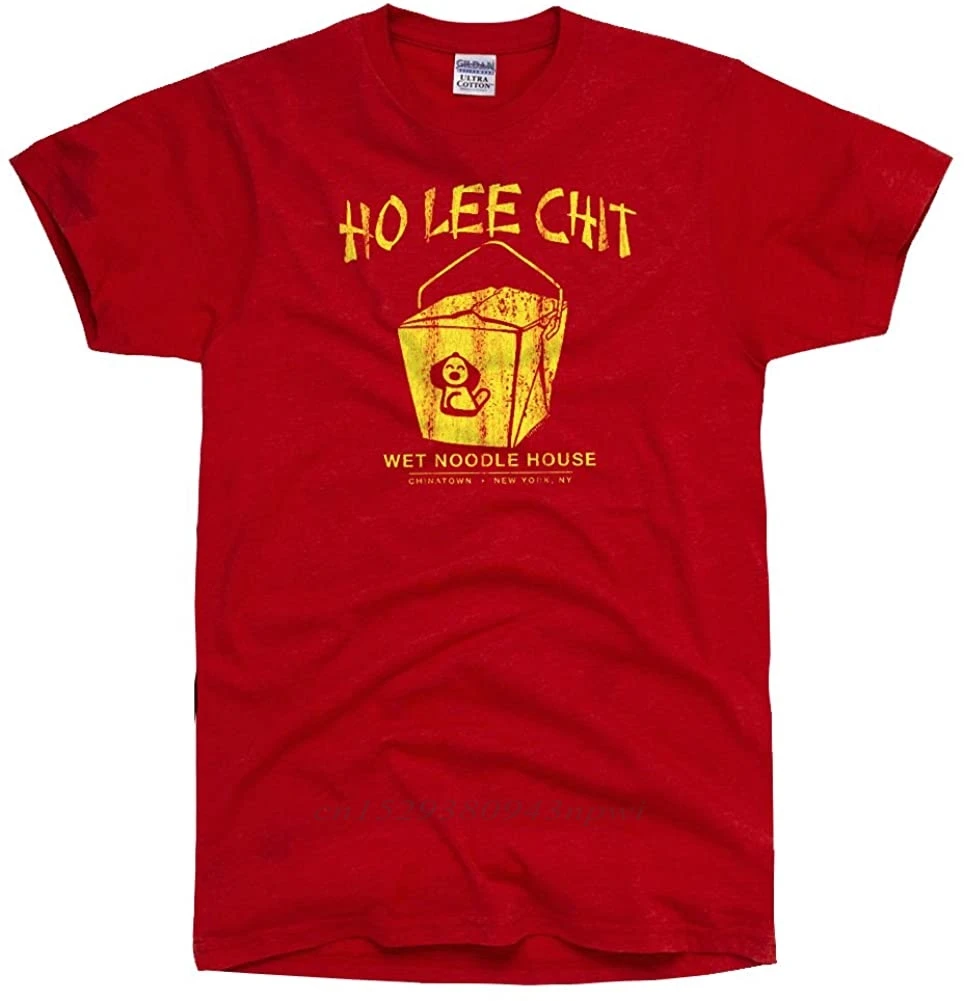 Poletje Tees Mens Vrhovi Bombaža T-srajce za Moške Svetega Chit Smešno Kitajsko Hrano T Shirt Novost