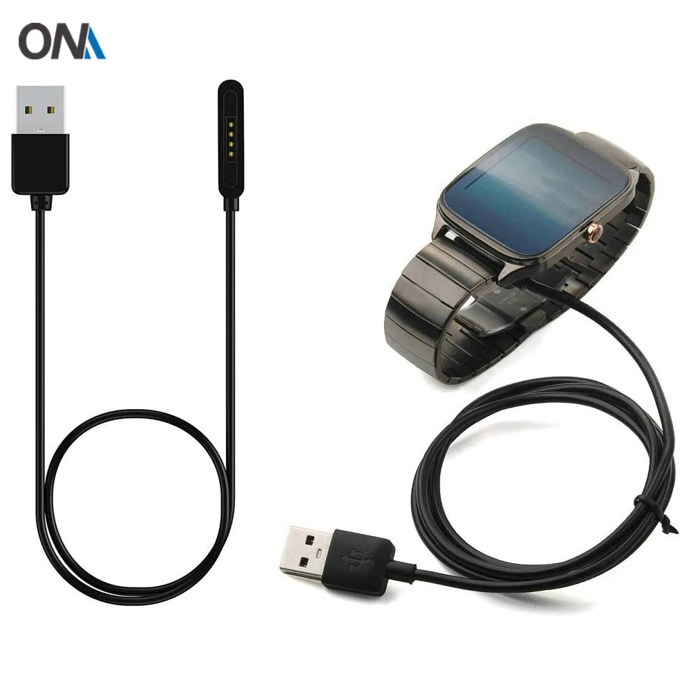Polnilec Za Asus Zenwatch 2 WI501Q WI502Q 3.3 ft USB Hitro Polnjenje Magnetni Dock Kabel 100cm Pametno gledati Dodatki