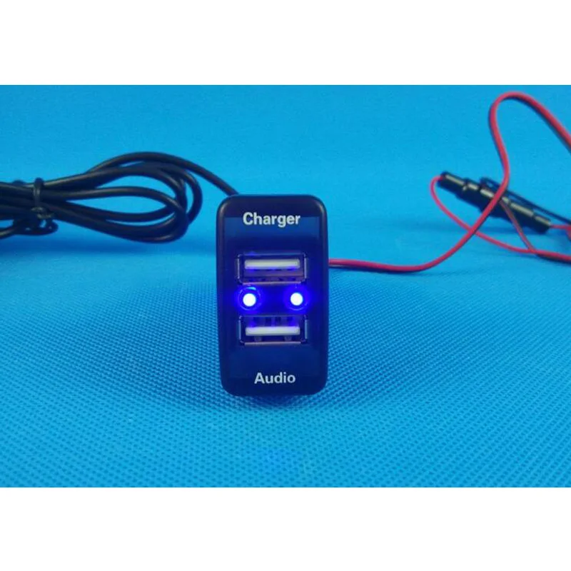Polnilnik USB Audio Priključek Napetosti IZ ZAČASNE V Prikaz Temperature VOL.V TEM Za Toyota Fj CRUISER Previa 2004 VIGO Camry