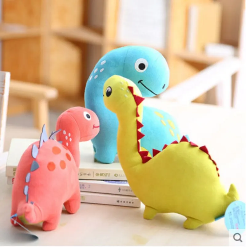 Polnjene Risanka Dinozaver Polnjene Plišastih Igrač Mehko Živali Dinozaver Igrača, Lutka za Otroke Otroci Darila DS9