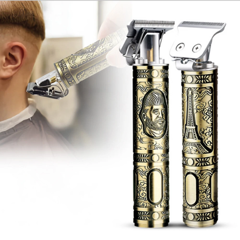 Polnjenje prek kabla USB Lase Clipper Barber Električni Večnamensko Hair Trimmer za Lase Salon Frizuro Namenske Britev Glavo Carving Lase Orodje