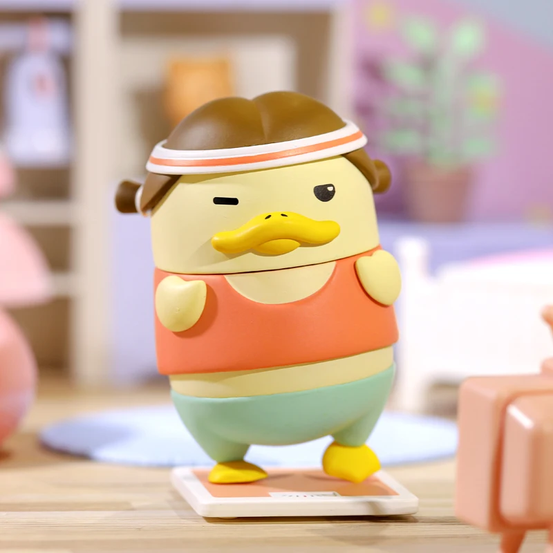 POP MART Duckoo usposabljanja serije Slepo Polje Lutka Binarni Akcijska Figura, Darilo za Rojstni dan Otrok Igrača