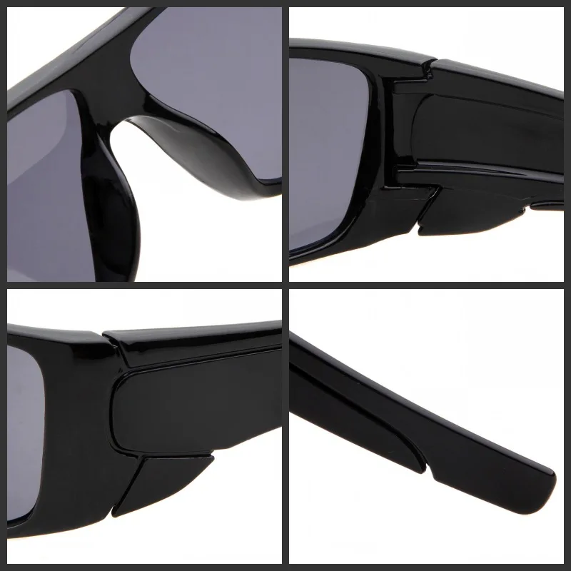 Popolnoma Novo! sončna očala premaz Moški ženske Kvadratnih Črnega Okvirja Športno Vožnjo sončna Očala Moški prostem Buljiti UV400 Očala Gafas