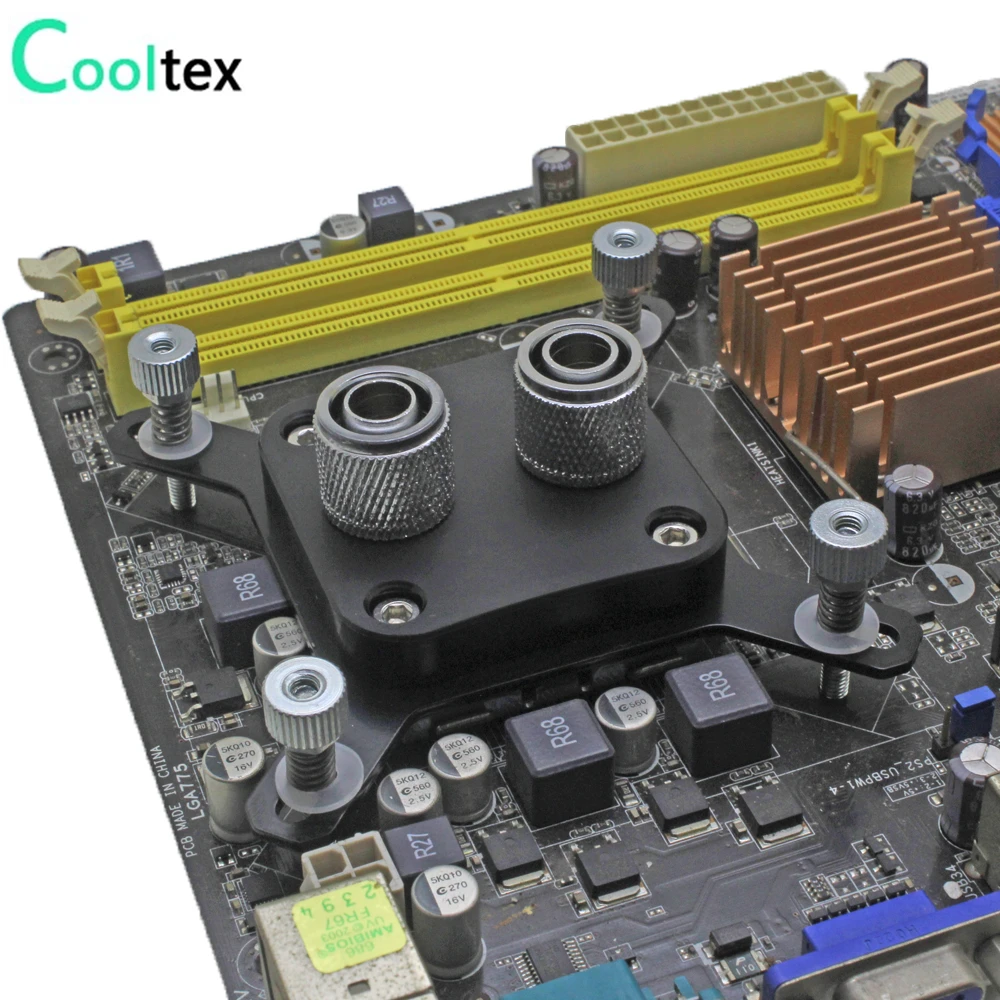 (Posebna ponudba) CPU Vodni Hladilni BLOK Hladilnik Računalnik watercooled blok Za Intel LGA775/1155/1156/1150/1366 odvajanje toplote