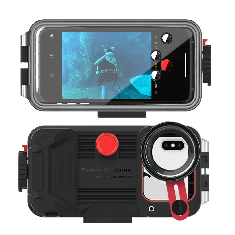 Potapljanje Telefon Stanovanj Za Huawei P40Pro P40 pro + 60M Podvodni Telefon Primeru Nepremočljiva Pametni Zaščitni Pokrov, Nove Turistov