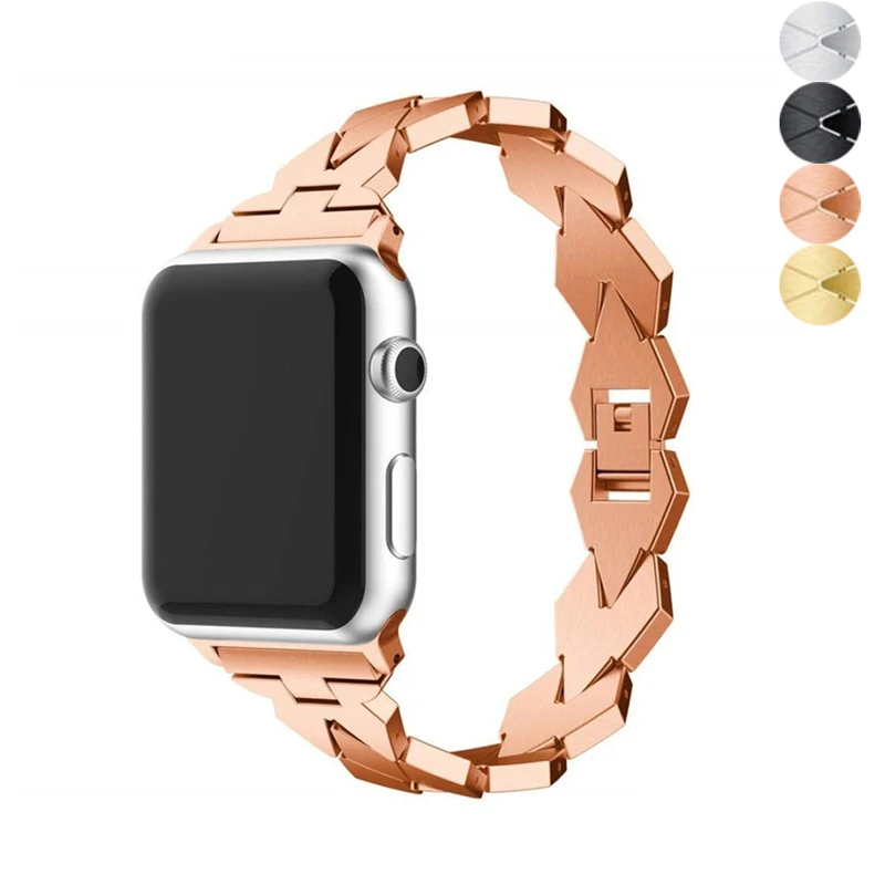 Povezavo zapestnica trak za apple watch band 38 mm 40 mm 42mm 44 iwatch serije 5/4/3/2/1 correa kovine nerjaveče jeklo watchband+orodje