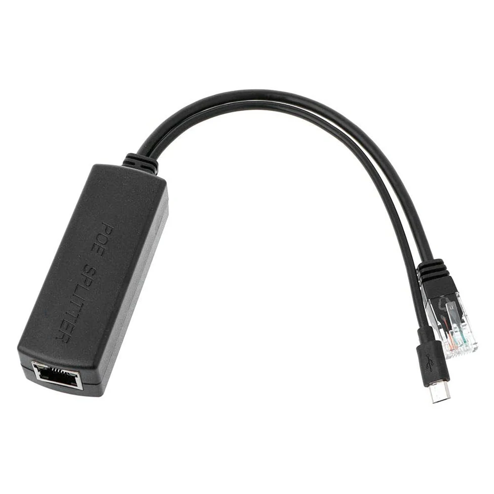 Power Over Ethernet Cepilec za 2,5 KV RJ45 POE Nastavite 48V na 5V Micro USB, Napajalni Modul, ki Prevažajo Ročno Kamero Elementi