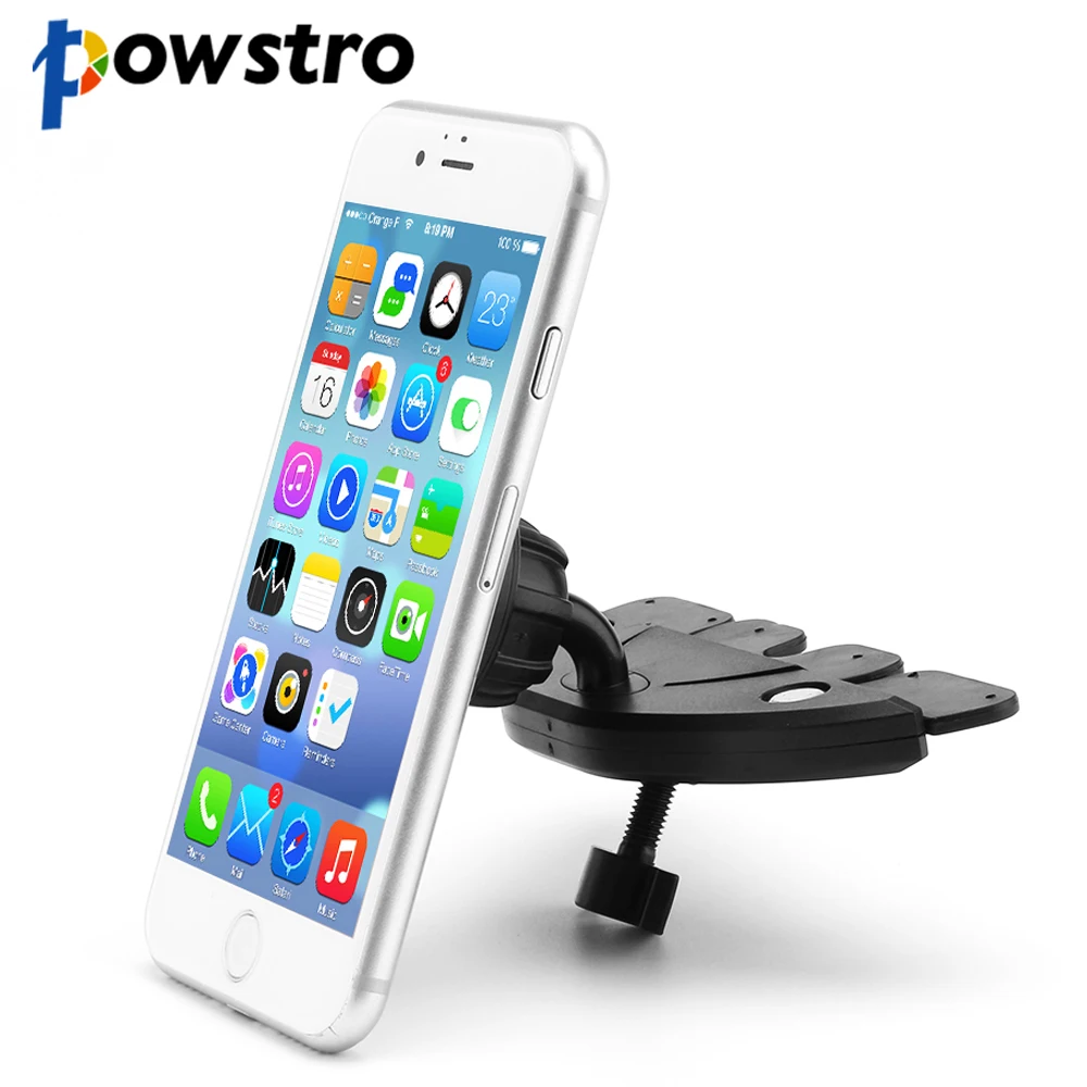 Powstro Telefon Stojalo, ki je Določen na CD režo vrtljiv Magnetni Nosilec za telefon, ki zagotavlja varno vožnjo GPS 40%