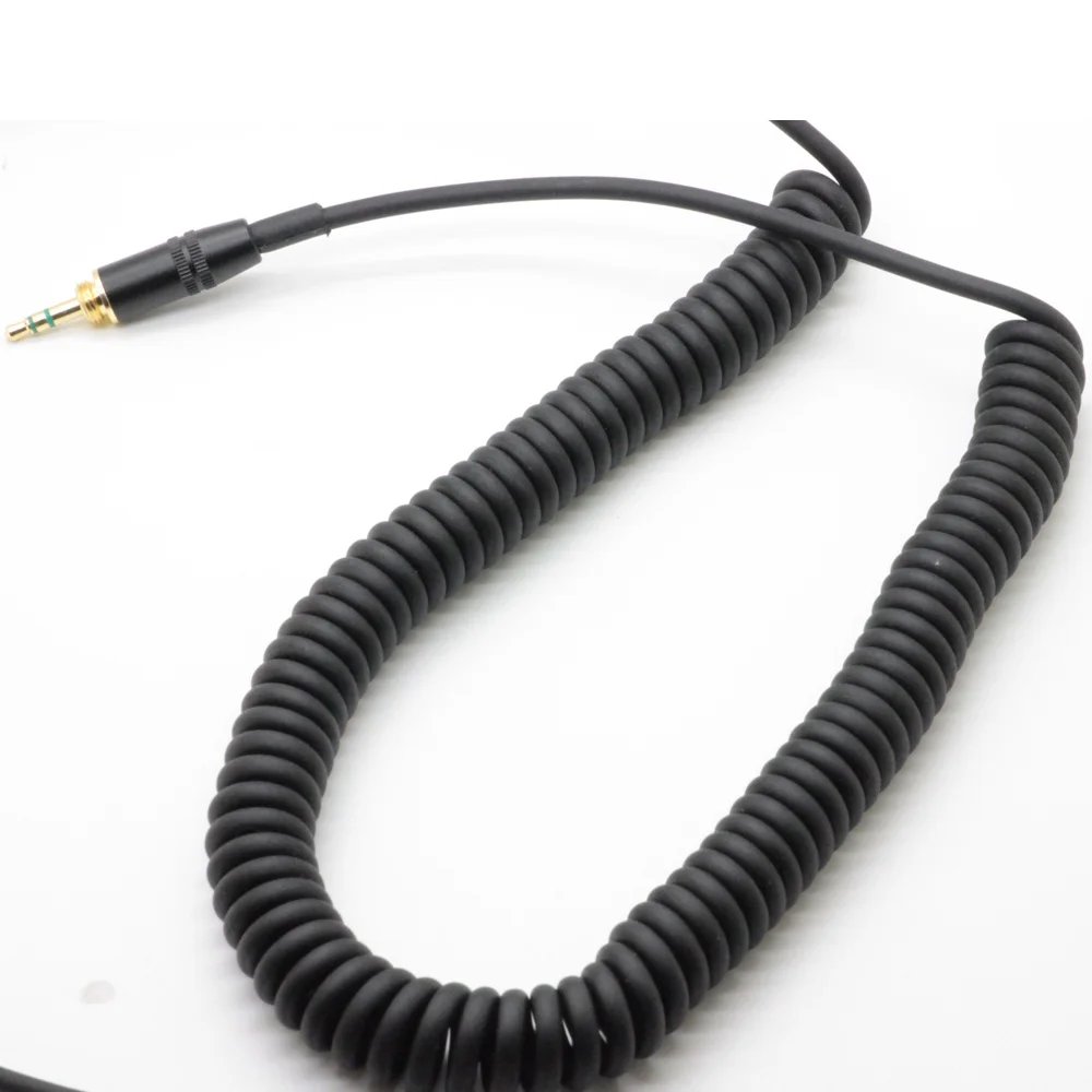 Poyatu Nadomestni Kabel Kabel za SONY MDR-7506 7509 V6 V600 V700 V900 MDR 7506 Slušalke Pomlad Spiralno Zvite Popravila DJ Kabel