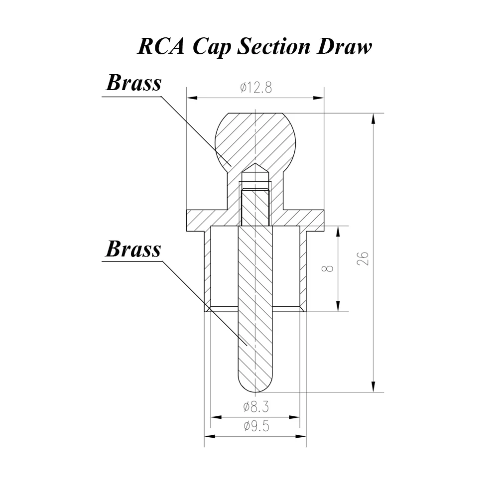 Pozlačeni RCA Skp Plug Kratkega stika Vtičnico, Phono Priključek RCA Zaščita Jack Vtičnico Zaščito Kritje Kape