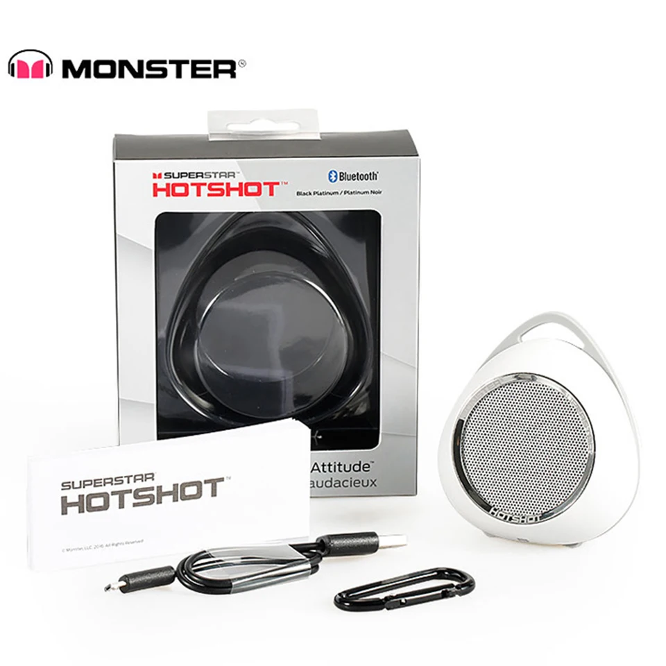 Pošast Zvezdnik HotShot Brezžični Bluetooth Zvočnik Nepremočljiva Prostem Avto Mini Prenosni Zvočnik z Mic Globok Bas Zvok Glasbe