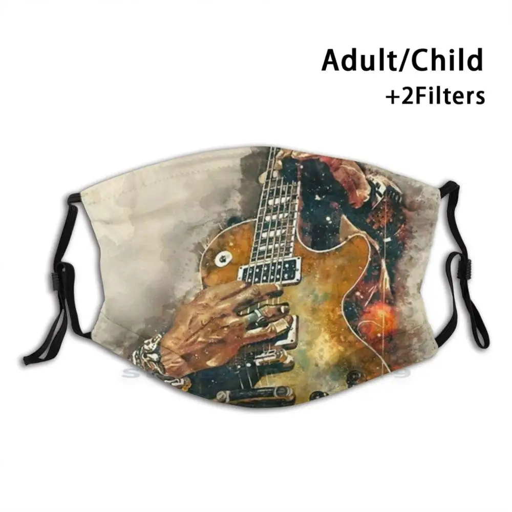 Poševnica Design Proti Prahu Filter Stroj Masko Otroci Poševnica Kitarist Glasbene Glasbenik Guns N Roses Guitarists Kitarist