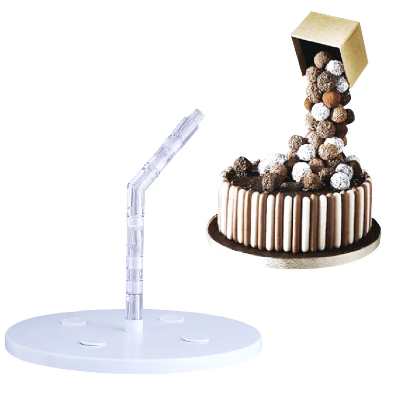 Praktično Fondat Torta Čokolada Dekoracijo Plesni Ustvarjalne Hrana Razred Plastično Stojalo za Torto Torta Struktura, DIY Orodja za Peko