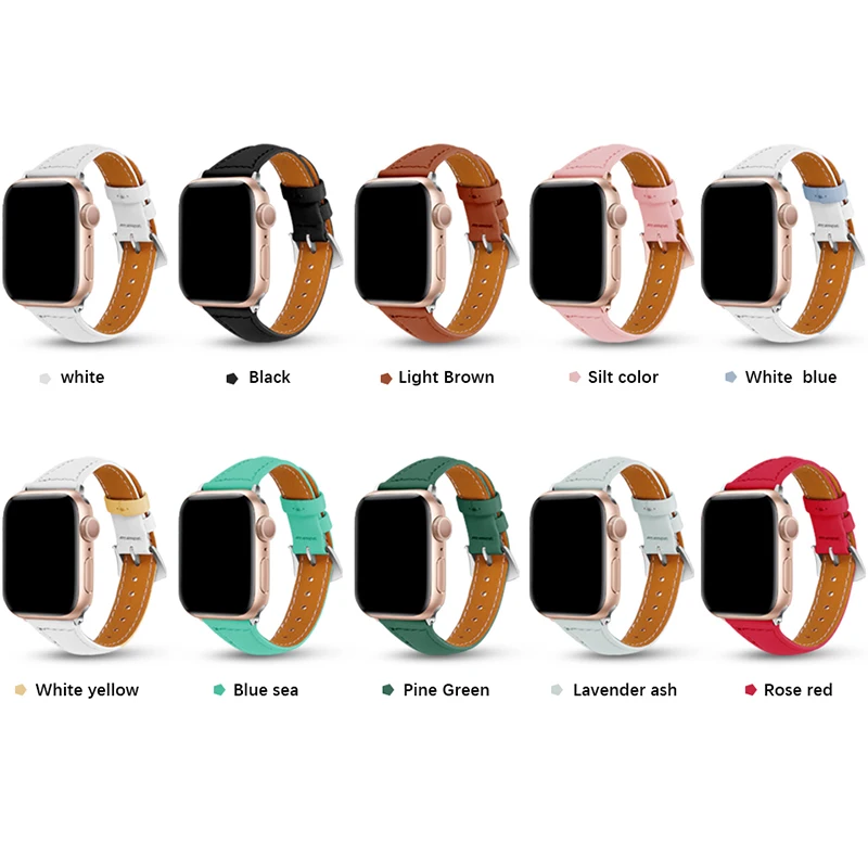 Pravega Usnja trak za apple watch band 44 mm 40 mm 42mm 38 mm iwatch zapestnica serije 5 4 3 2 1 zapestnico watchband Dodatki